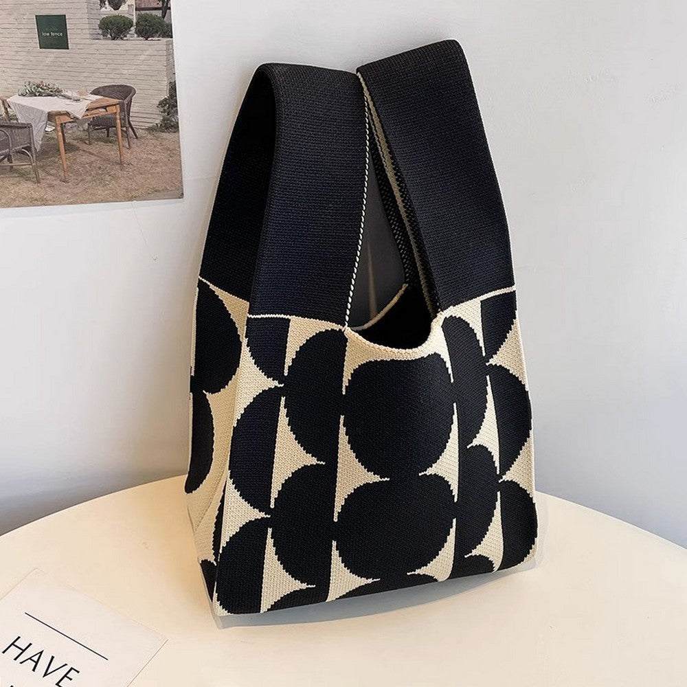 Retro Pattern Knitted Handbag - Notkicks