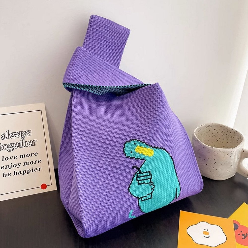 Retro Pattern Knitted Handbag - Notkicks