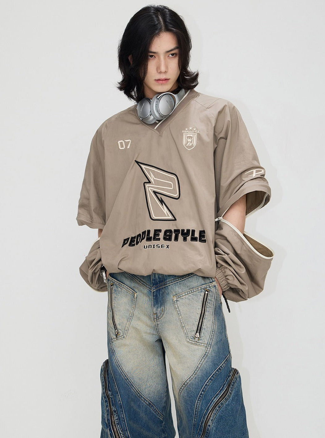 Men's Vintage Sport V-Neck Tee - Notkicks