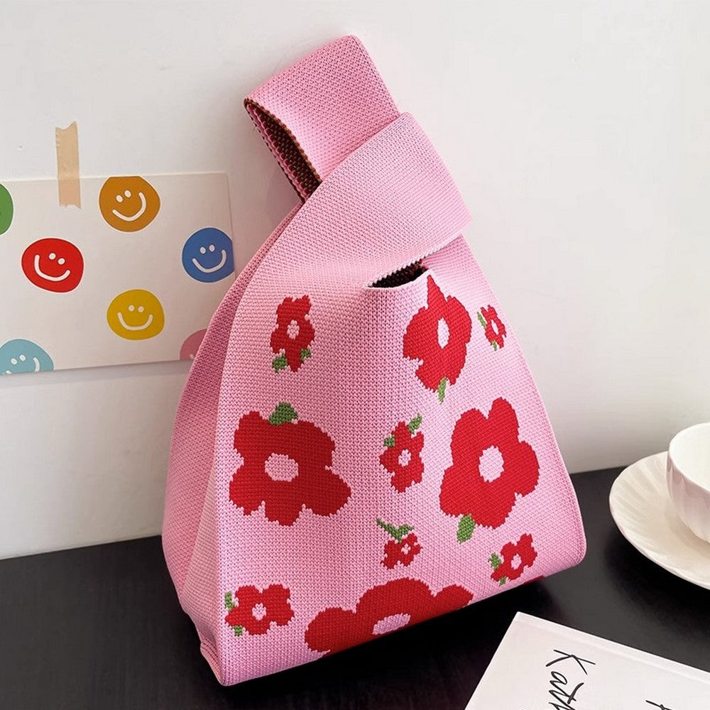 Retro Pattern Knitted Handbag - Notkicks