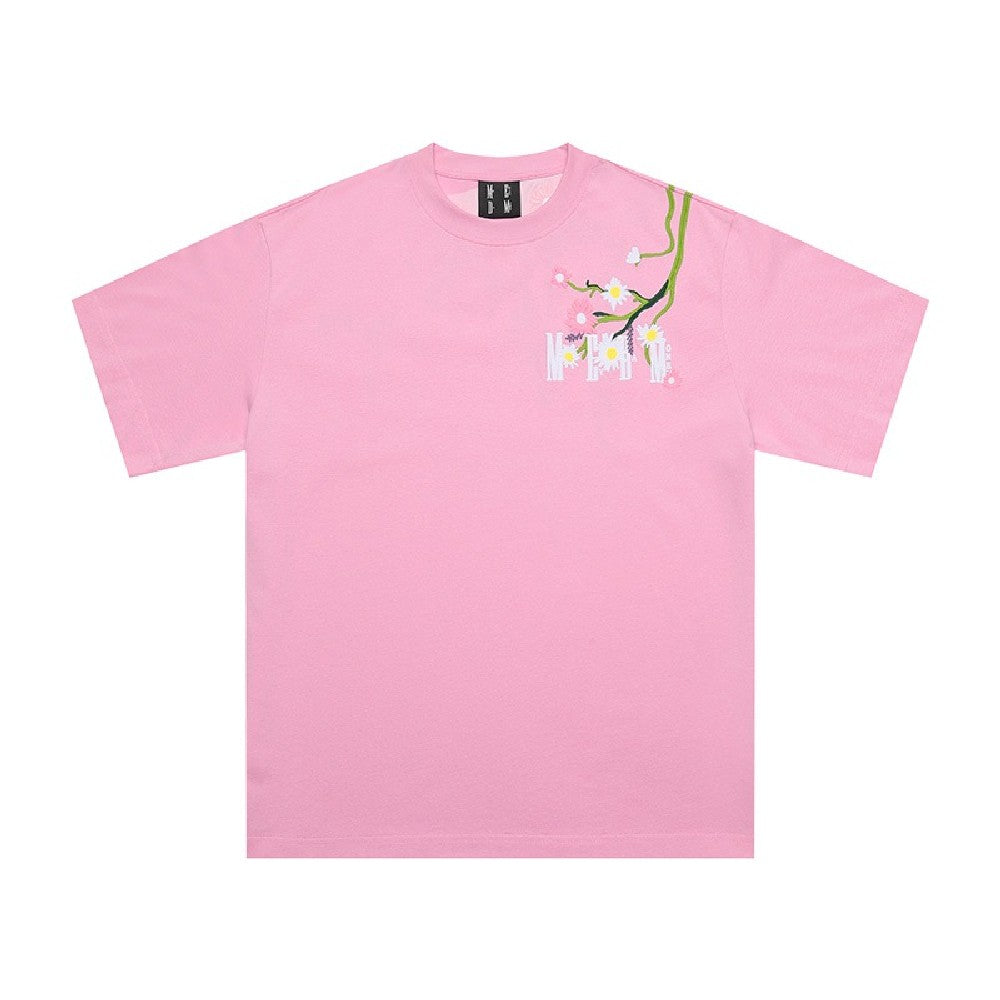 Flowers Logo Embroidered Tee - Notkicks