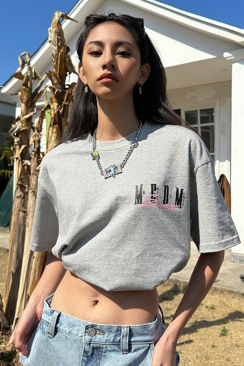 Tee With Logo Print - Notkicks