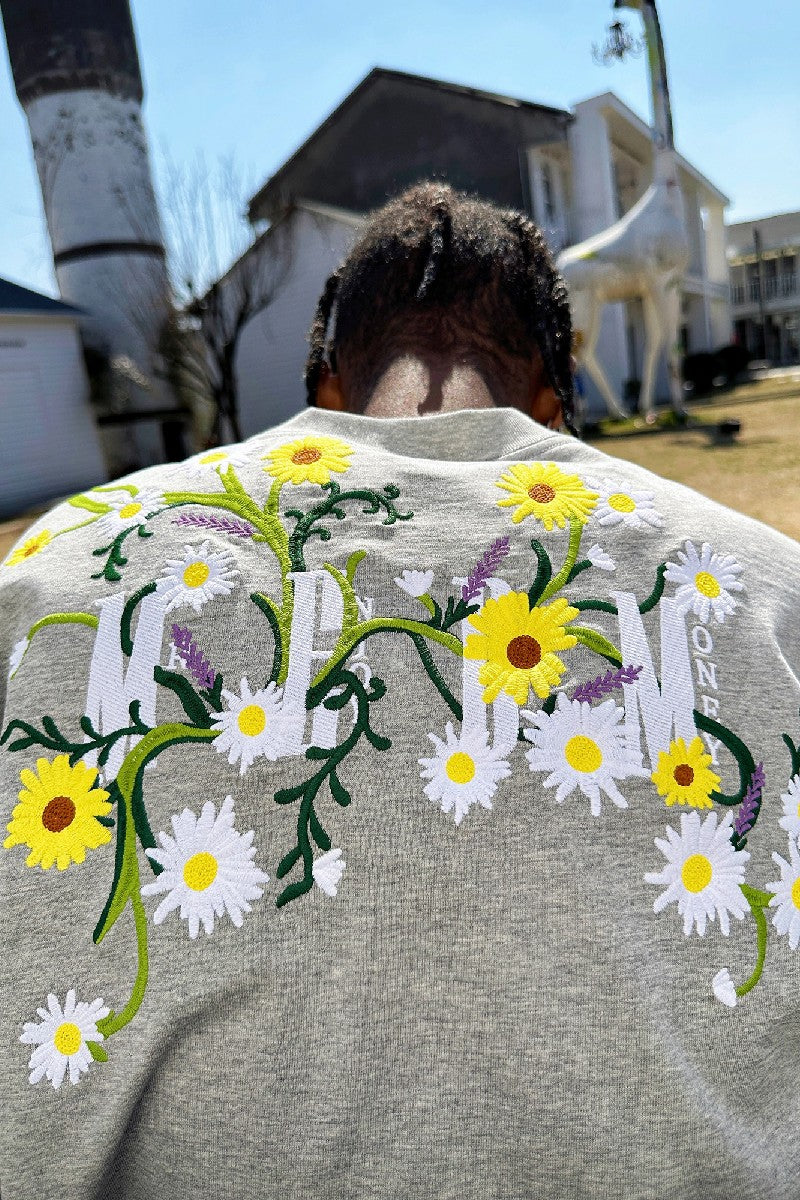 Flowers Logo Embroidered Tee - Notkicks