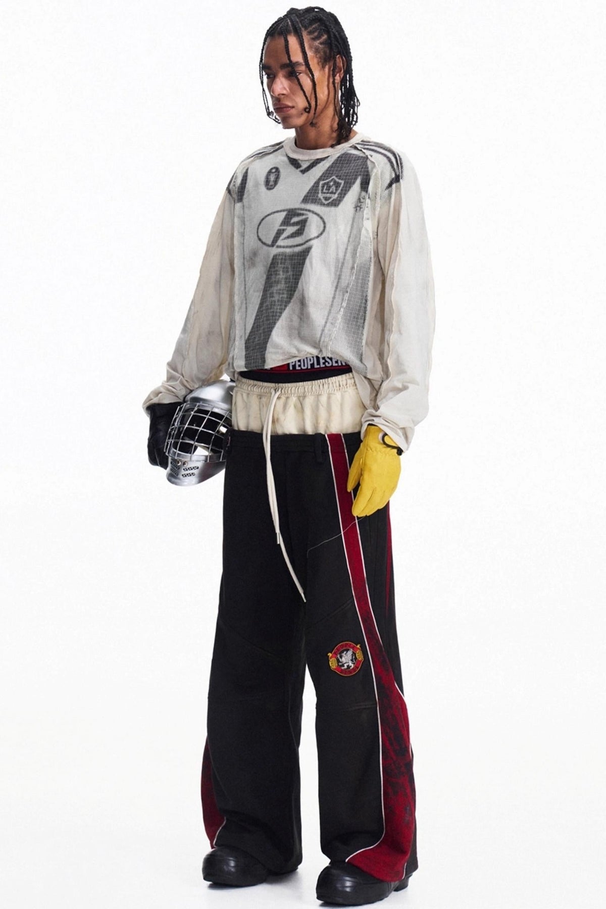 Men's Sporty Loose Crewneck Tee - Notkicks
