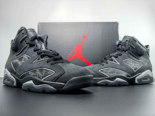 Commencement Edition Retro 6 - Limited Noir Stealth High-Tops