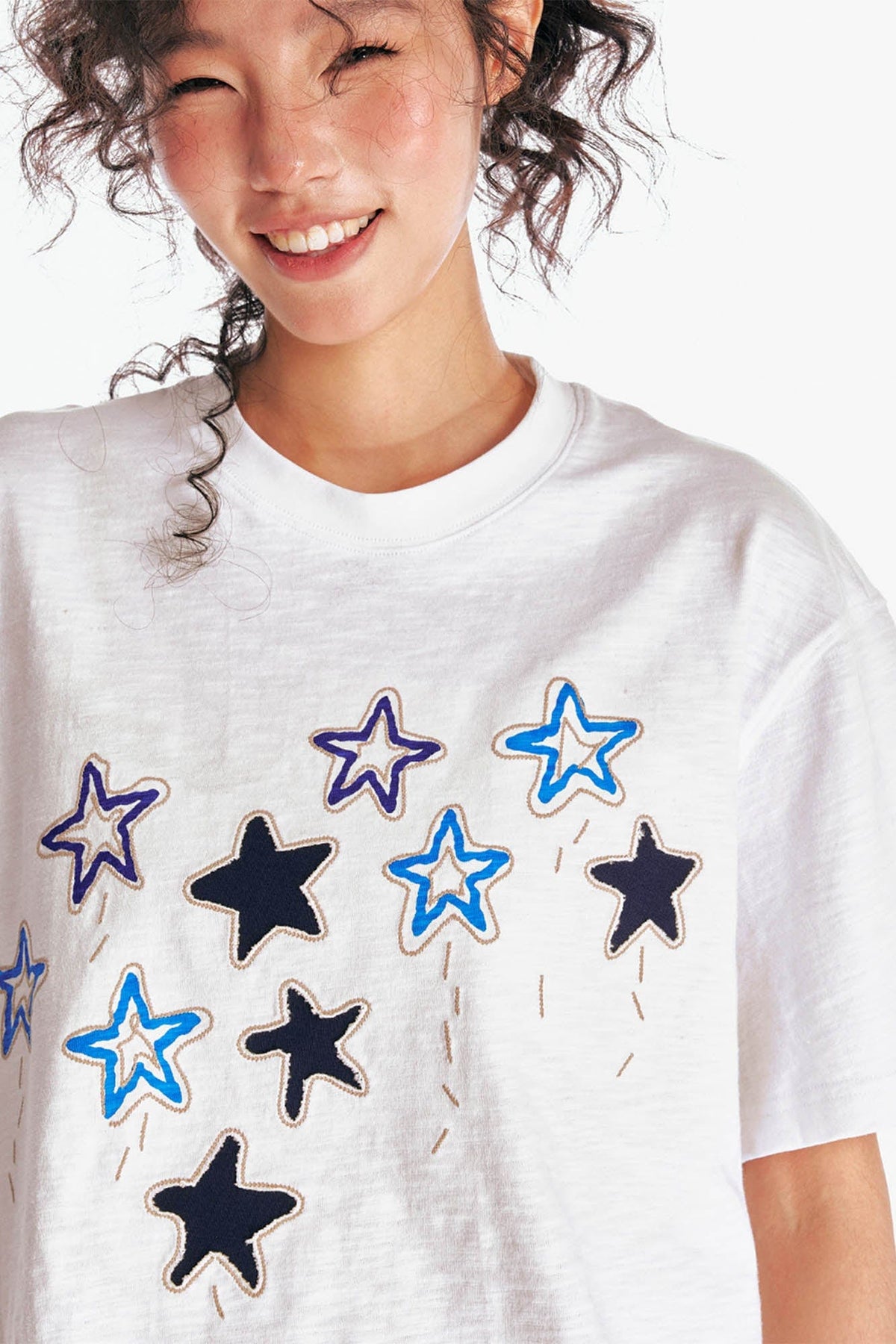 Star Parade Graphic Cotton Tee - Notkicks