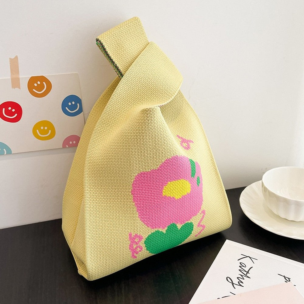 Retro Pattern Knitted Handbag - Notkicks