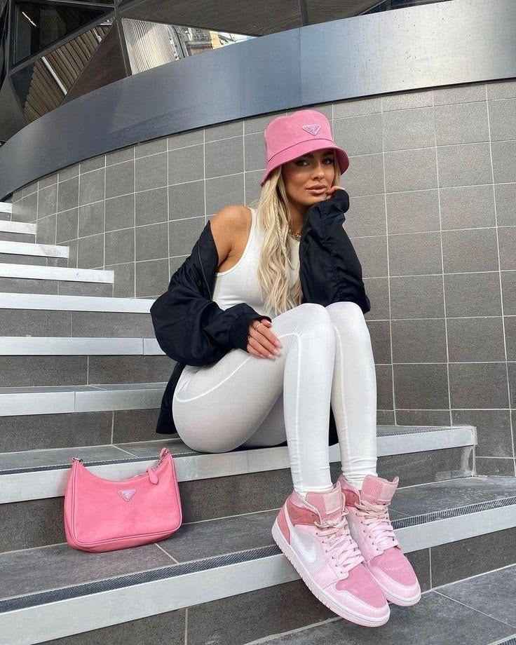 Air Jordan 1 Mid Digital Pink High Q