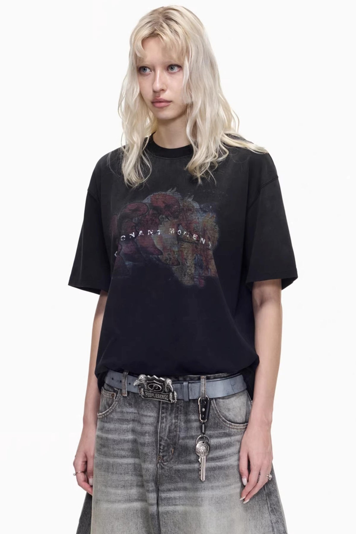 Men's Vintage Distressed Cotton Tee - Notkicks