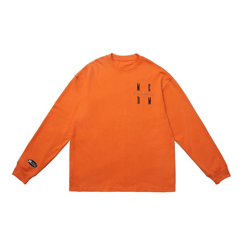 Basic Long Sleeve Tee With Logo - Notkicks