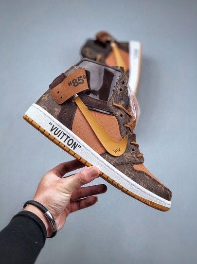 Air Jordan 1 x Monogram Logo - Luxury Sneakers