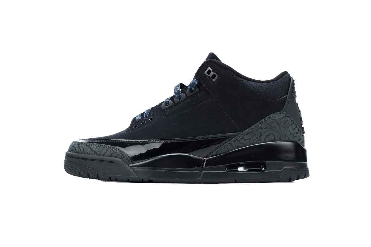 Custom Air Jordan 3 Retro 'Black Cat' CT8532-001 SneakerNational