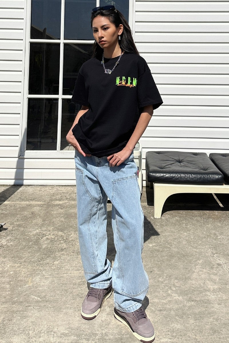 Tee With Logo Print - Notkicks