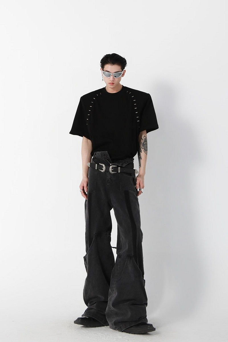 Structured Stitched Tee - Notkicks