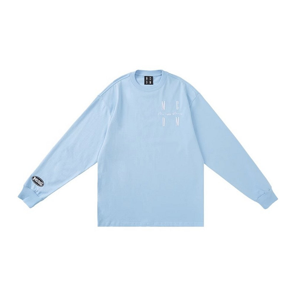 Basic Long Sleeve Tee With Logo - Notkicks