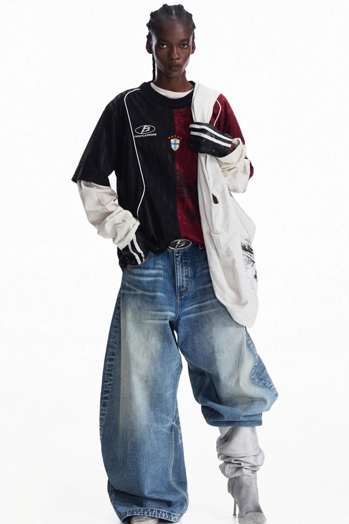 Men's Vintage Crew Neck Jersey Top - Notkicks
