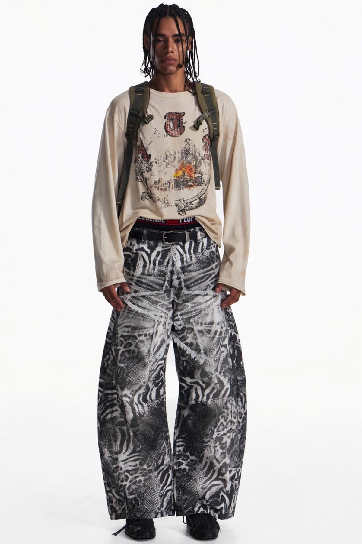 Men's Vintage Crew Neck T-Shirt - Notkicks