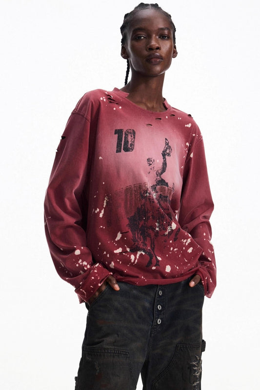 Men's Vintage Ink Long-Sleeve T-Shirt - Notkicks