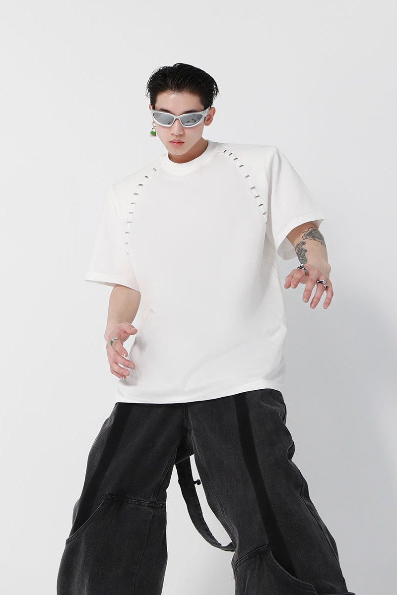 Structured Stitched Tee - Notkicks
