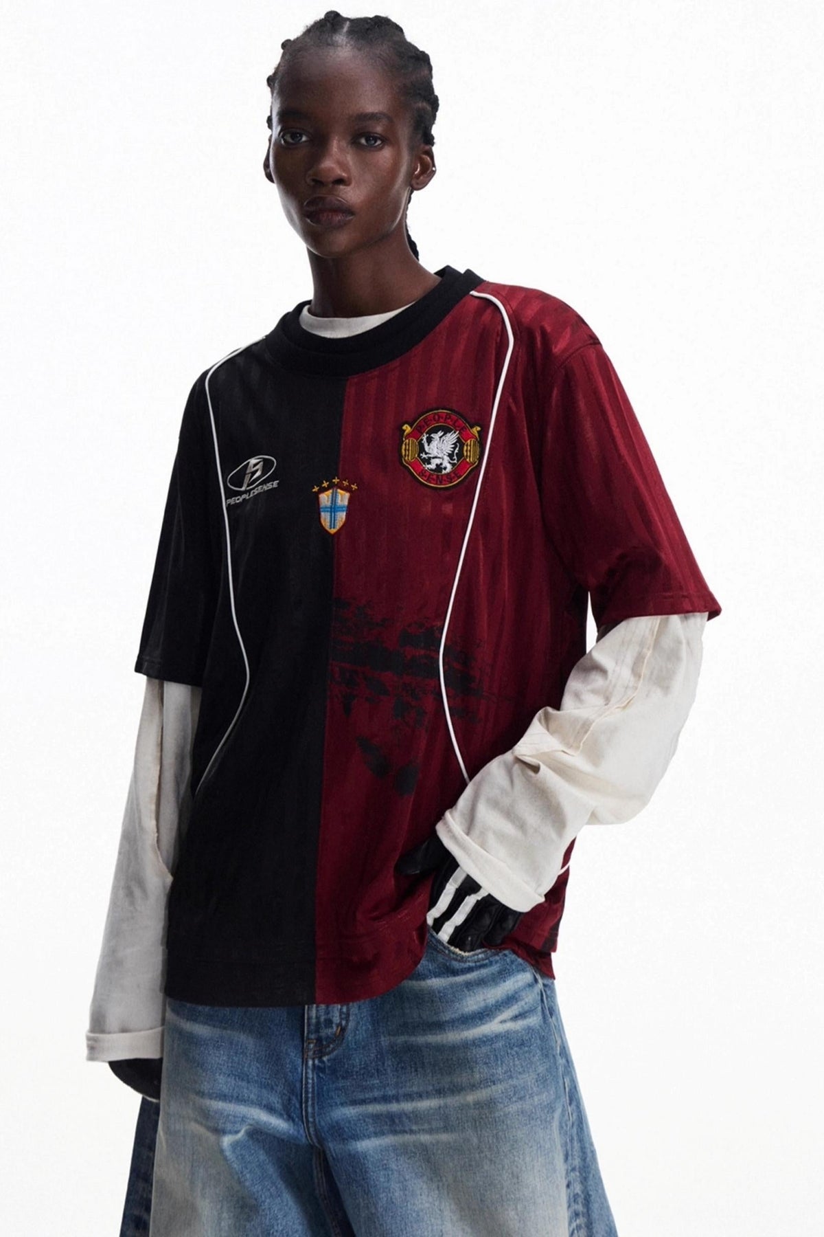 Men's Vintage Crew Neck Jersey Top - Notkicks