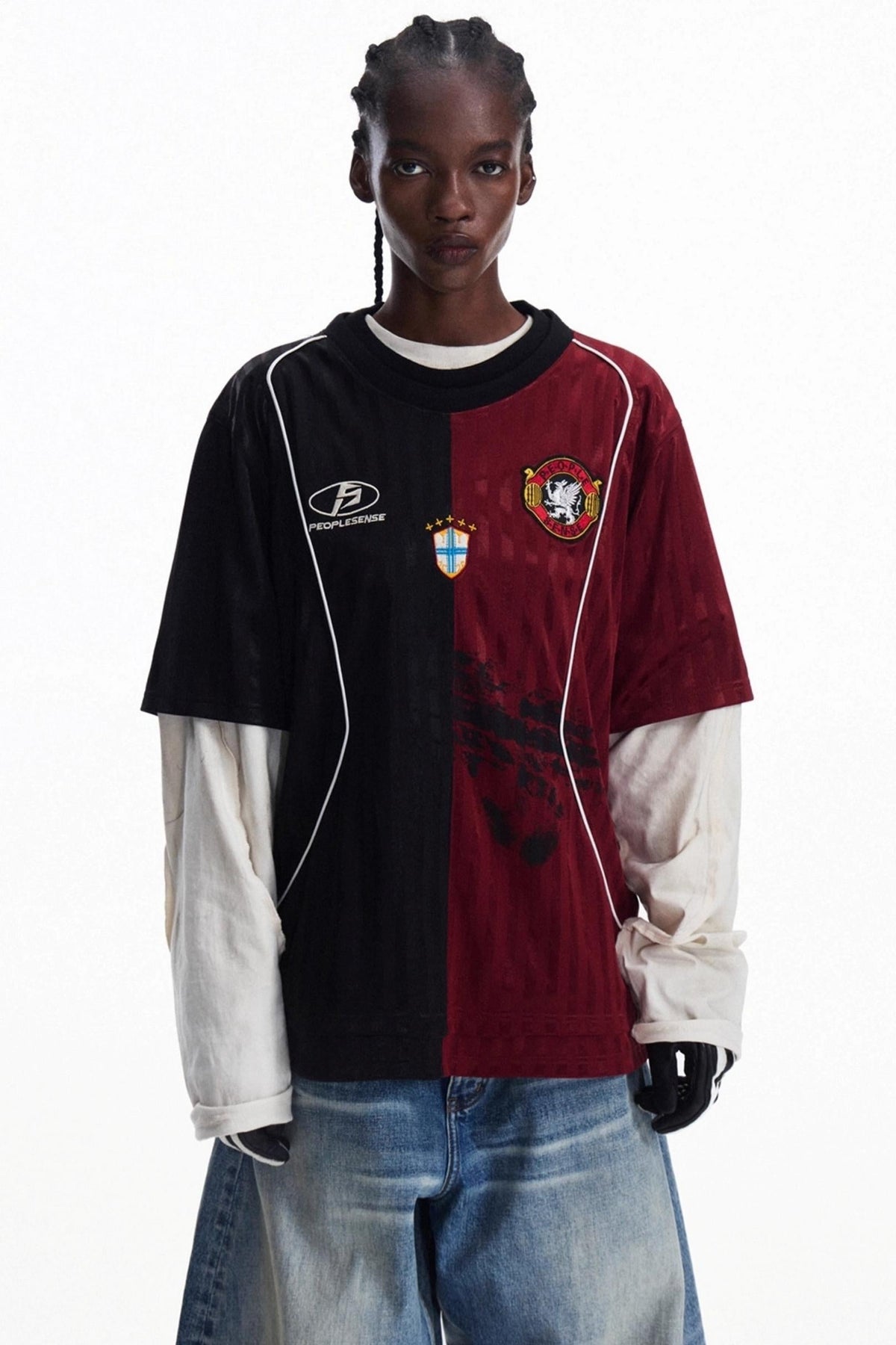 Men's Vintage Crew Neck Jersey Top - Notkicks