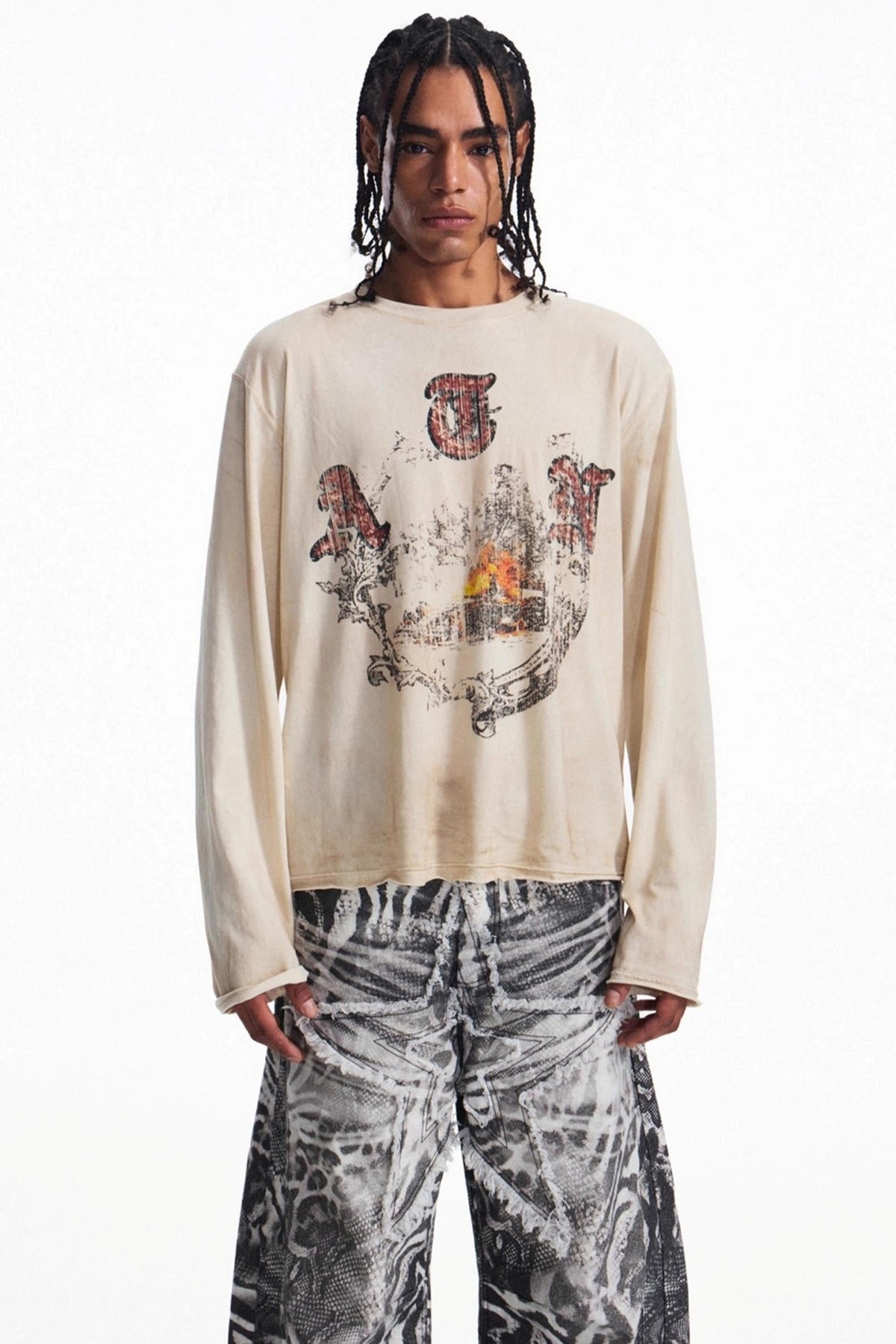 Men's Vintage Crew Neck T-Shirt - Notkicks