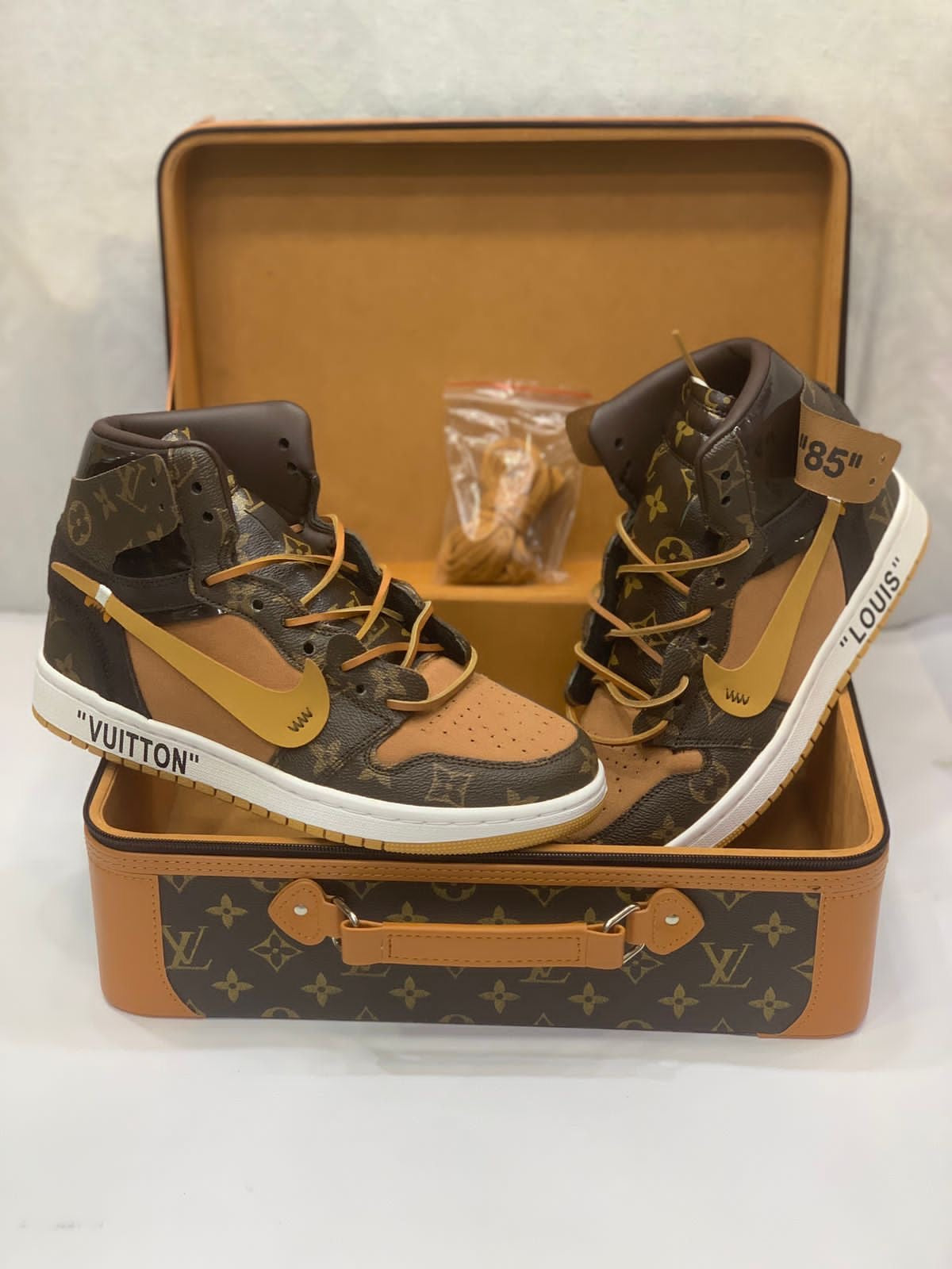 Air Jordan 1 x Monogram Logo - Luxury Sneakers