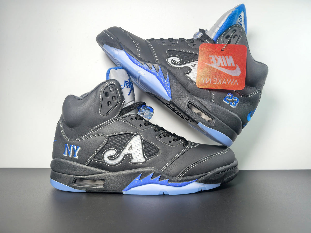Awake NY x Air Jordan 5 "Black/Racer Blue" AIR JORDAN