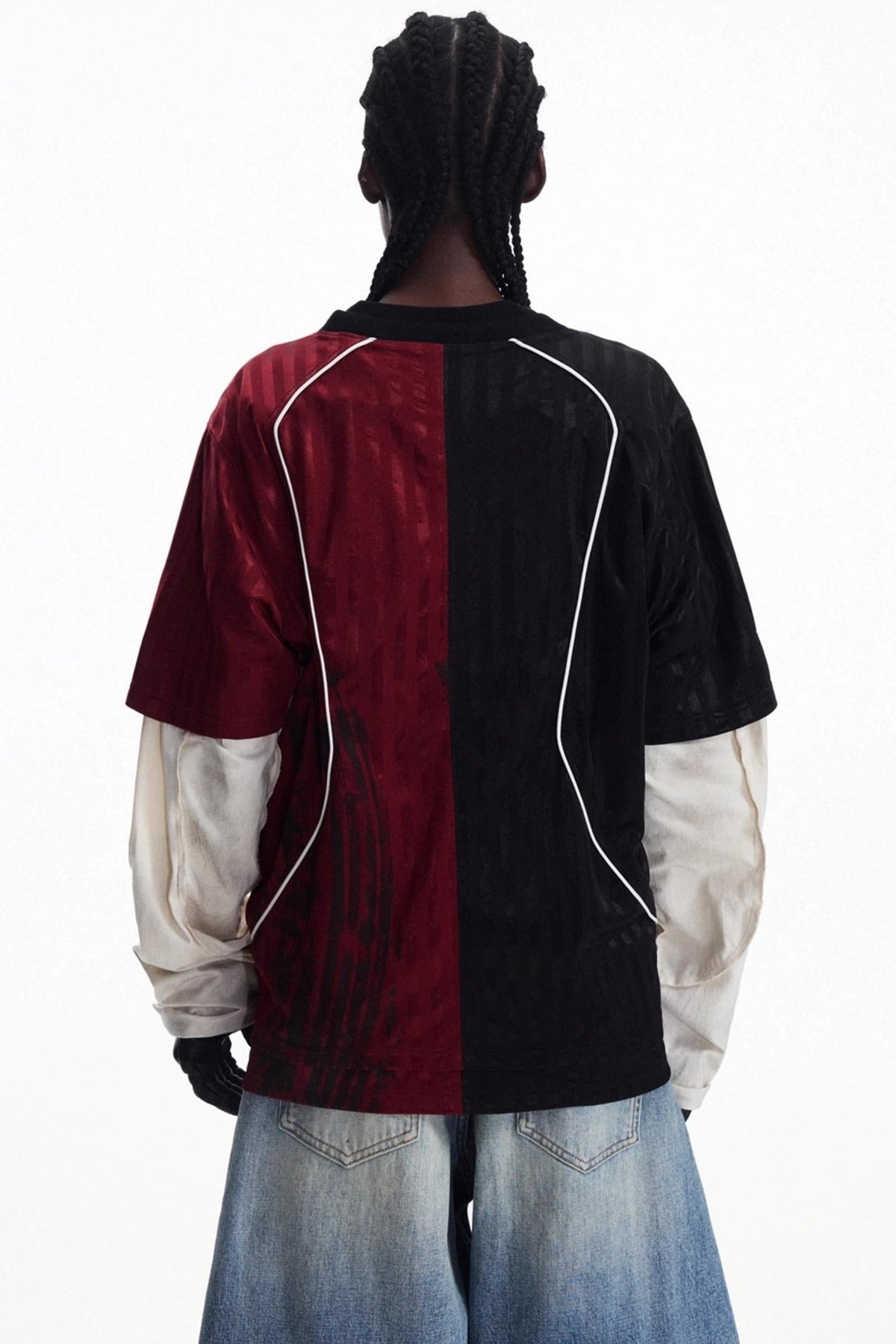 Men's Vintage Crew Neck Jersey Top - Notkicks