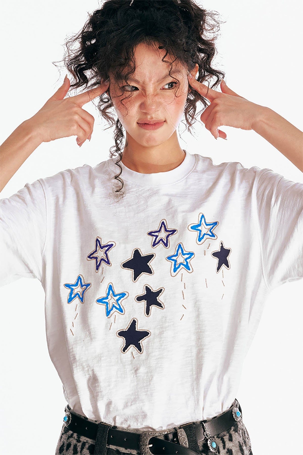 Star Parade Graphic Cotton Tee - Notkicks