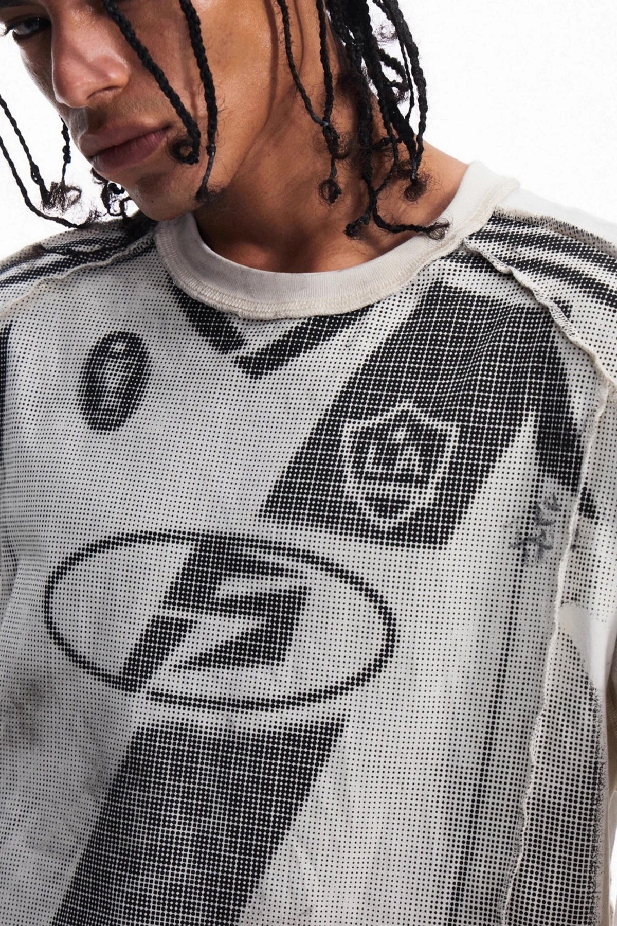 Men's Sporty Loose Crewneck Tee - Notkicks