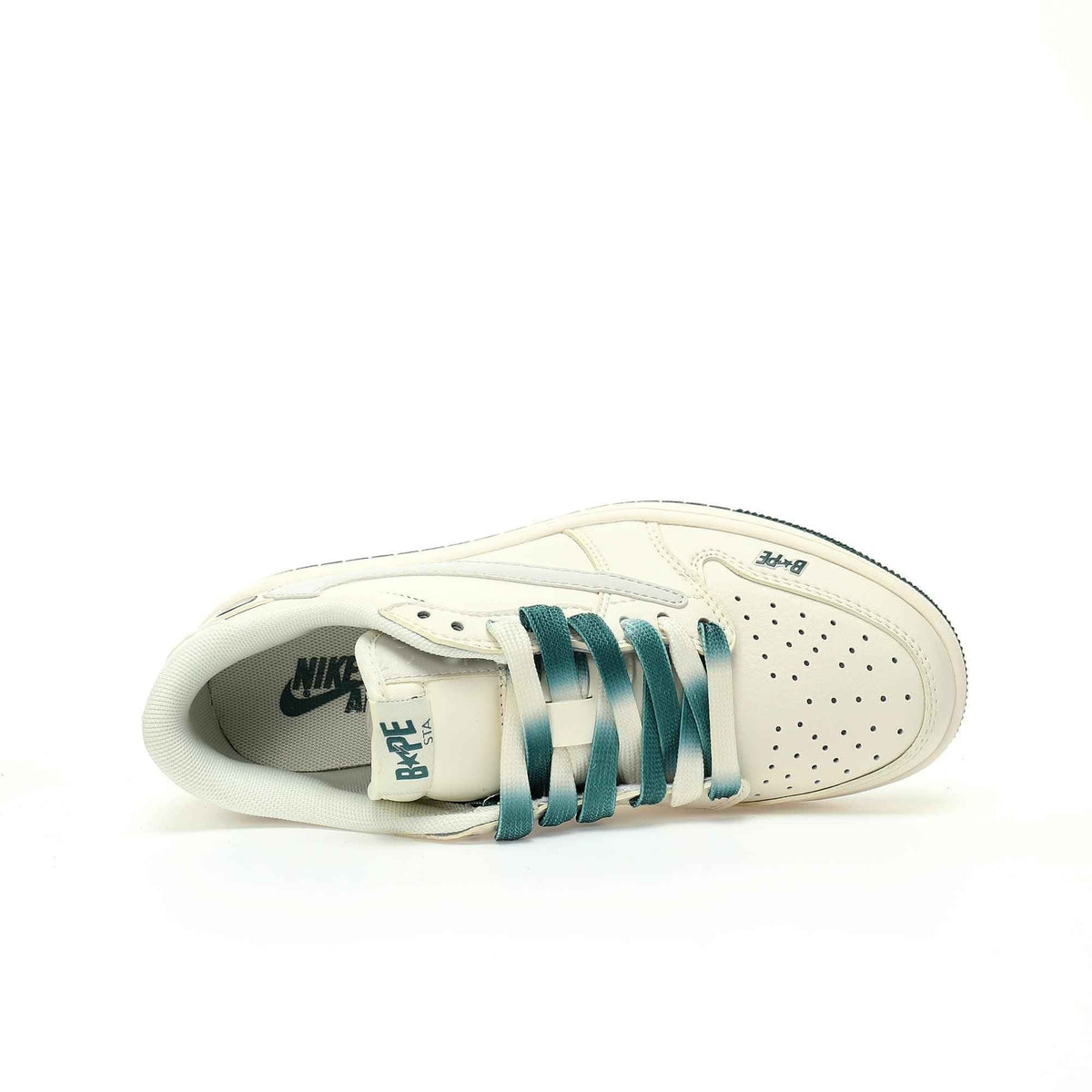 Custom BAPE x Travis Scott x Air Jordan 1 Low OG SneakerNational