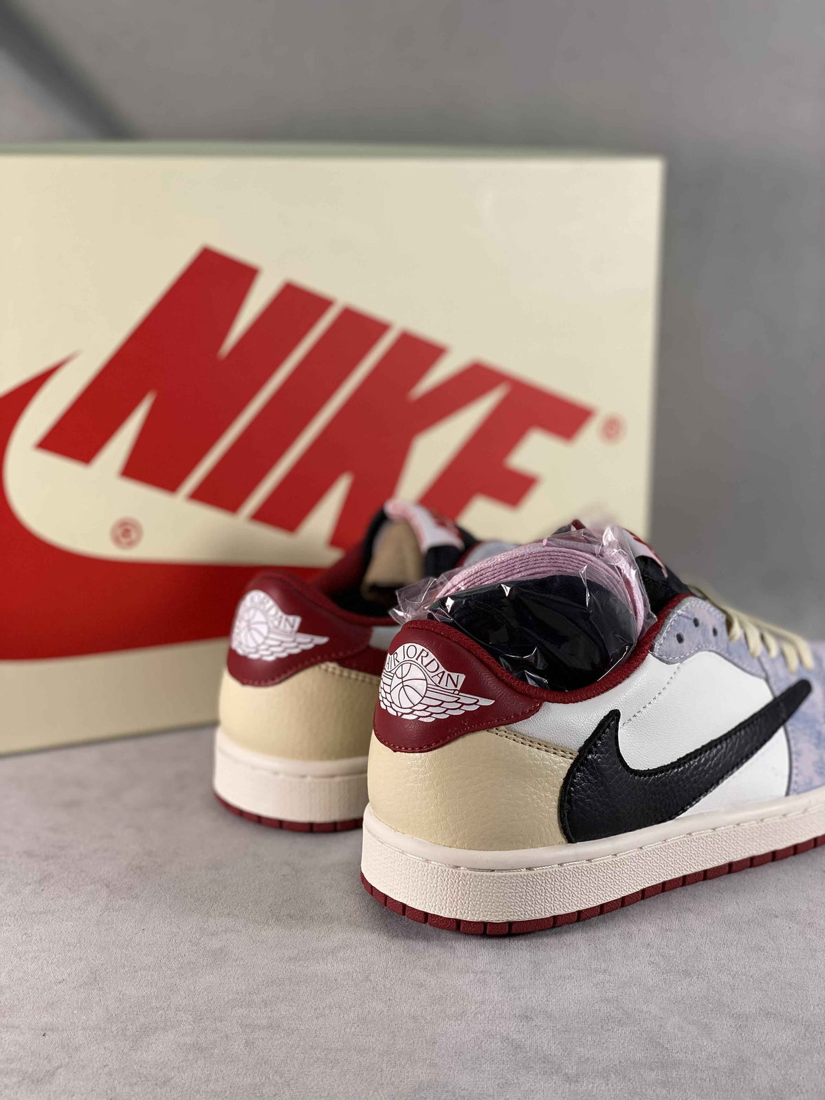 Custom Travis Scott Fragment Air Jordan 1 Low TS CM7866 125 Sneakers SneakerNational