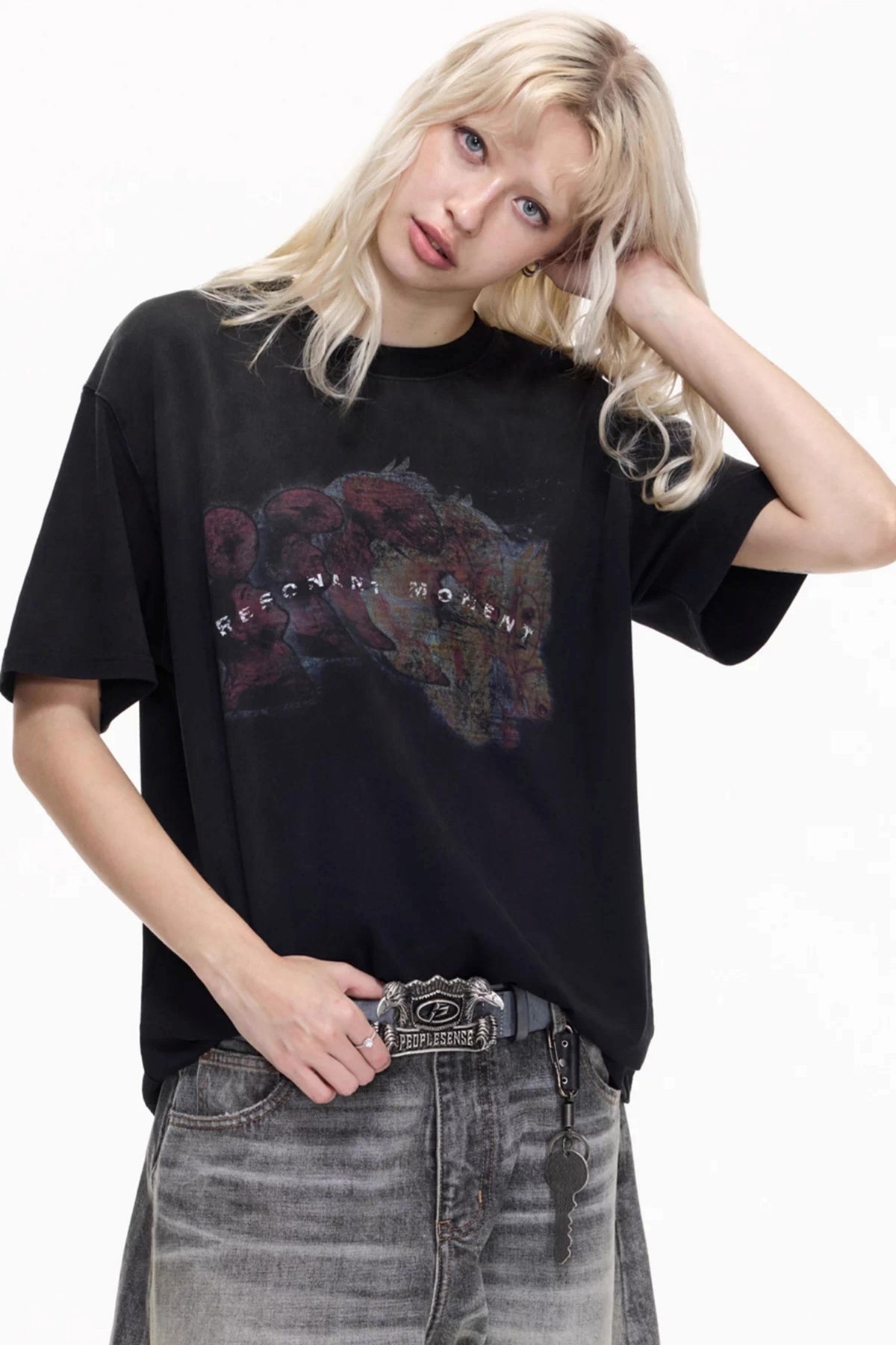 Men's Vintage Distressed Cotton Tee - Notkicks