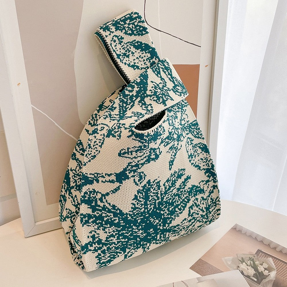 Retro Pattern Knitted Handbag - Notkicks