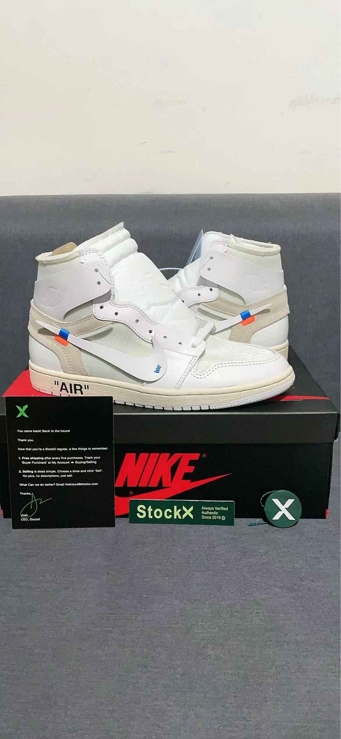 Air Jordan 1 OFF-White Virgil Abloh Sneakers