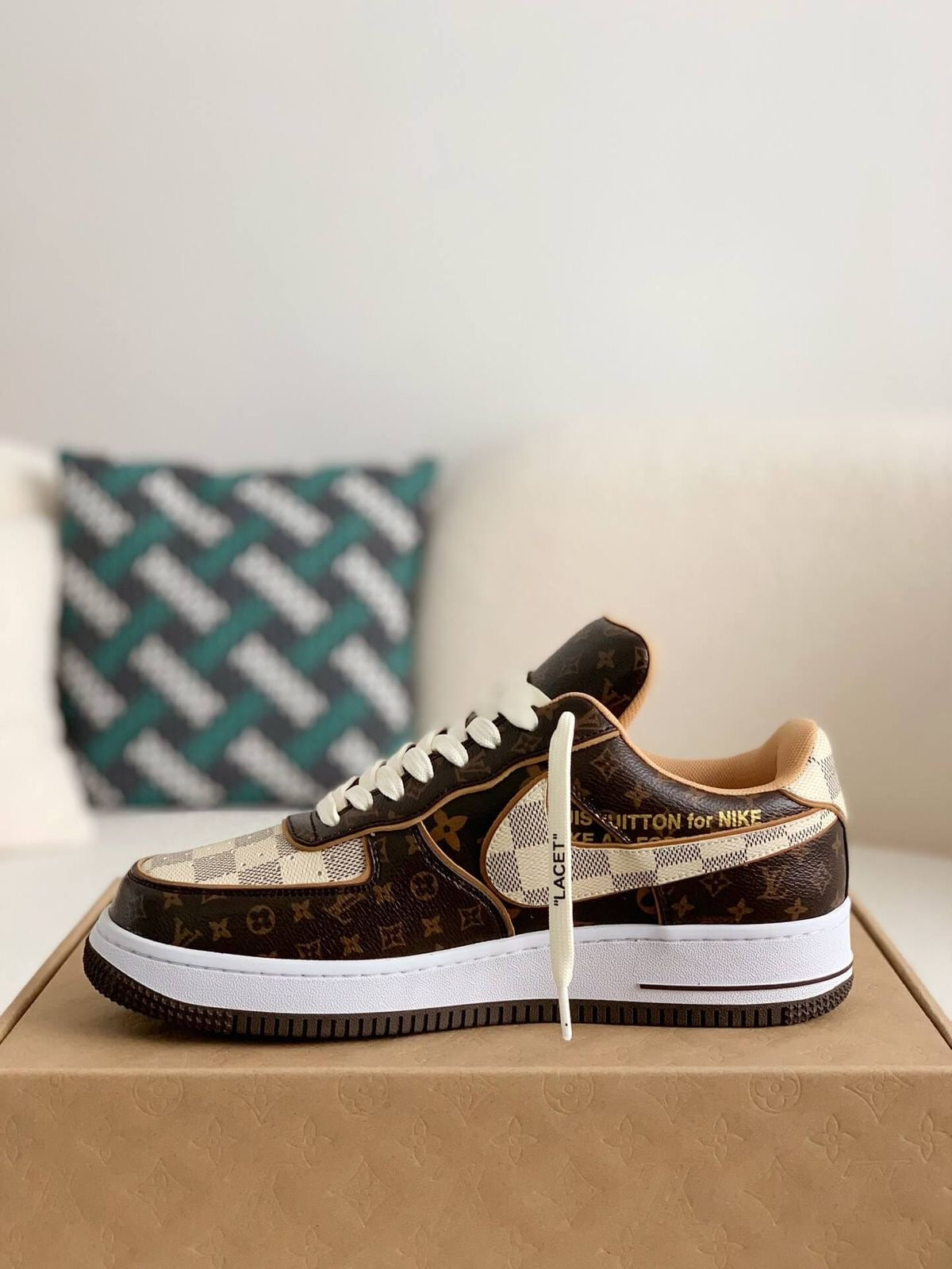 Custom Monogram Air Force 1 Low 07 - Luxuryurbanwear
