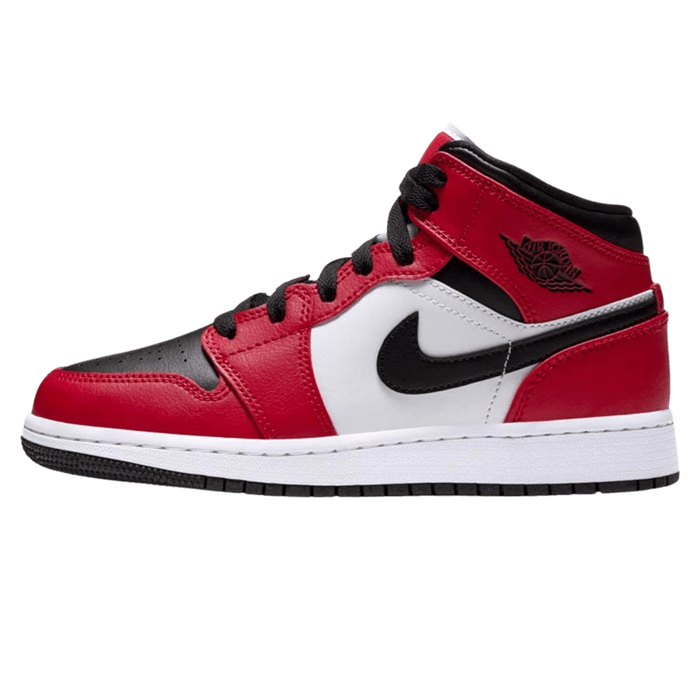 Air Jordan 1 Mid Chicago Black Toe GS - Style Meets Comfort