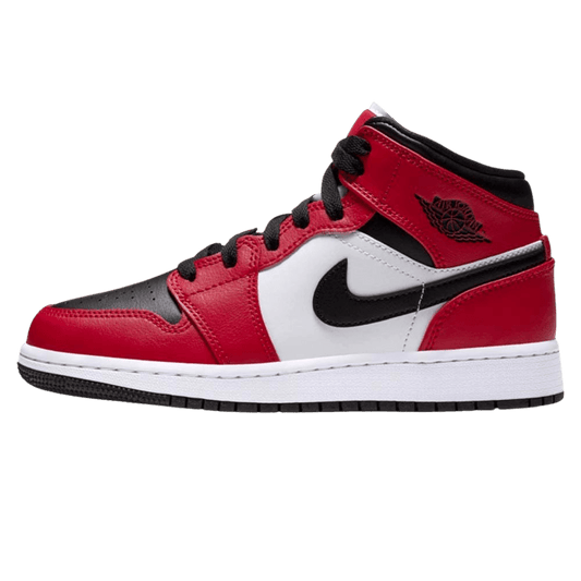 Air Jordan 1 Mid Chicago Black Toe GS - Style Meets Comfort