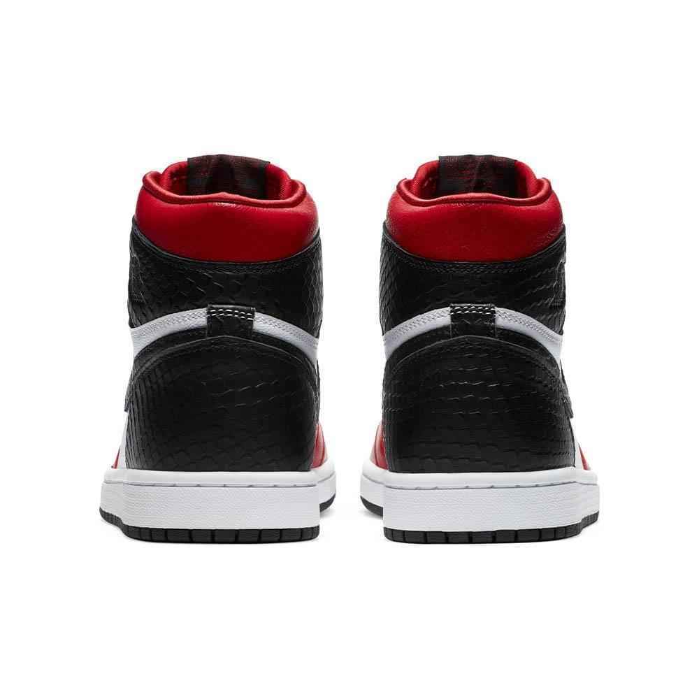 Air Jordan 1 High Satin Snake Chicago - Stylish Retro Sneaker for Women