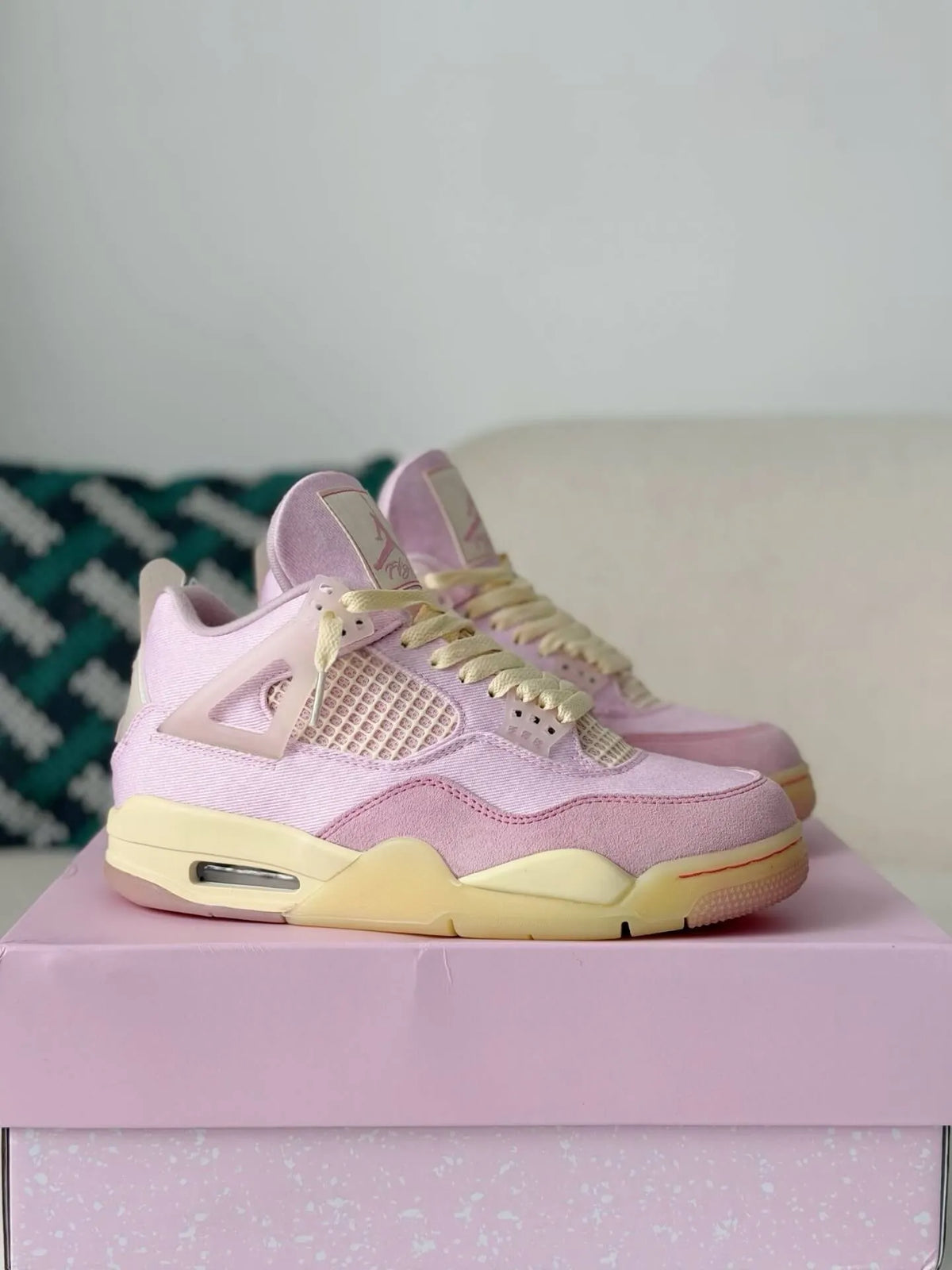 Air Jordan 4 Retro Iced Carmine Sneakers - OMYGOODS