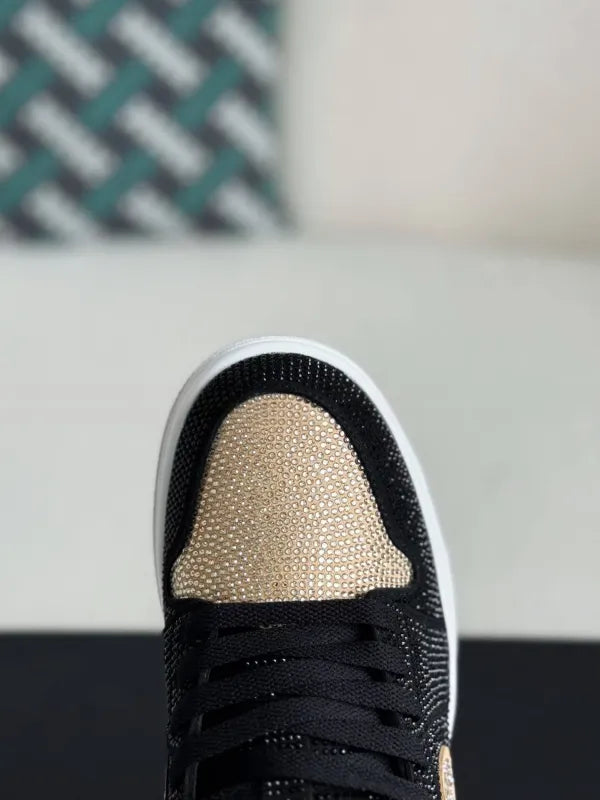 Air Jordan 1 Low “Gold Dust” Black & Gold - OMYGOODS