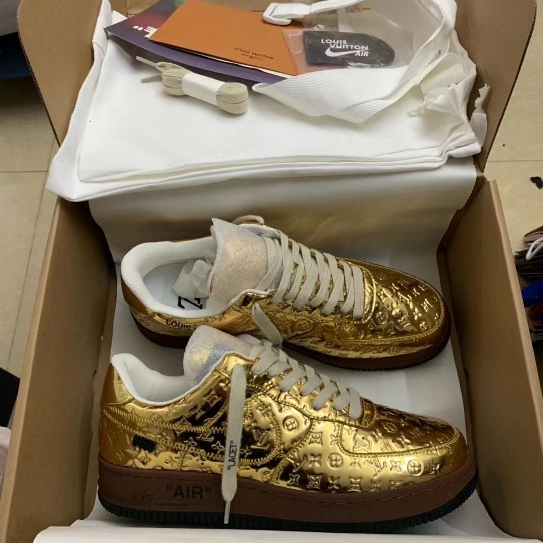 Off-White x Air Force 1 Gold 1A9VG0