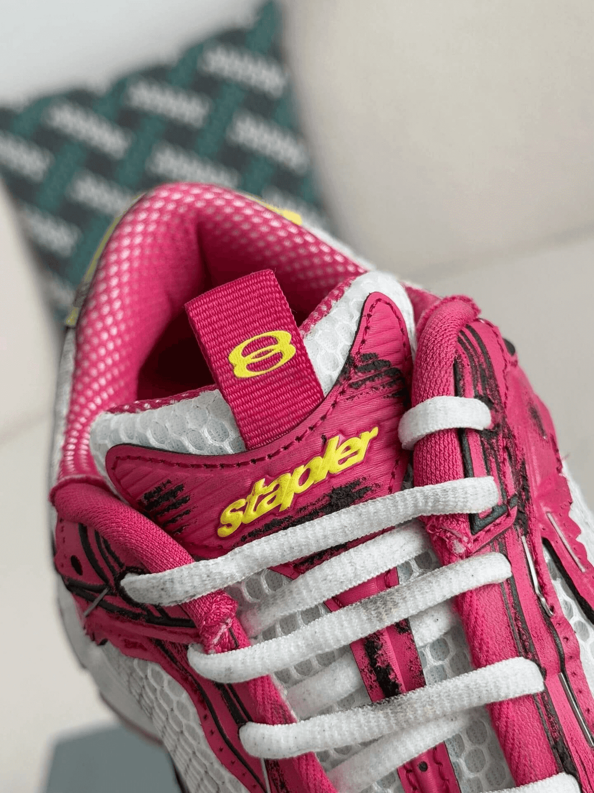 Balenciaga 10XL Sneaker – White, Pink & Yellow CUSTOM