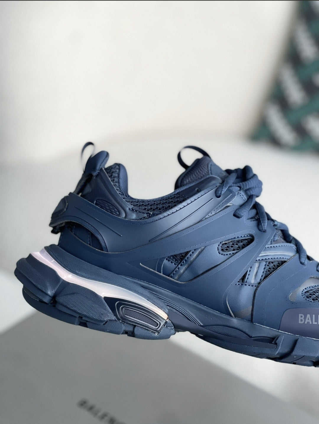 Balenciaga Track Sneaker LED – Marine Blue / Navy CUSTOM