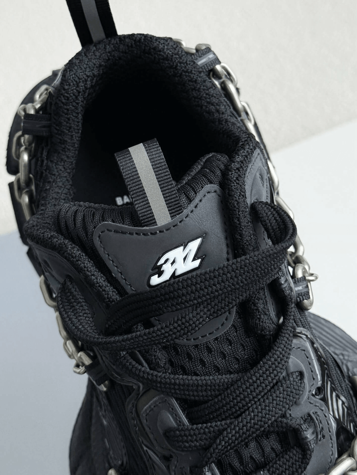Balenciaga 3XL Chain Sneaker in Black CUSTOM