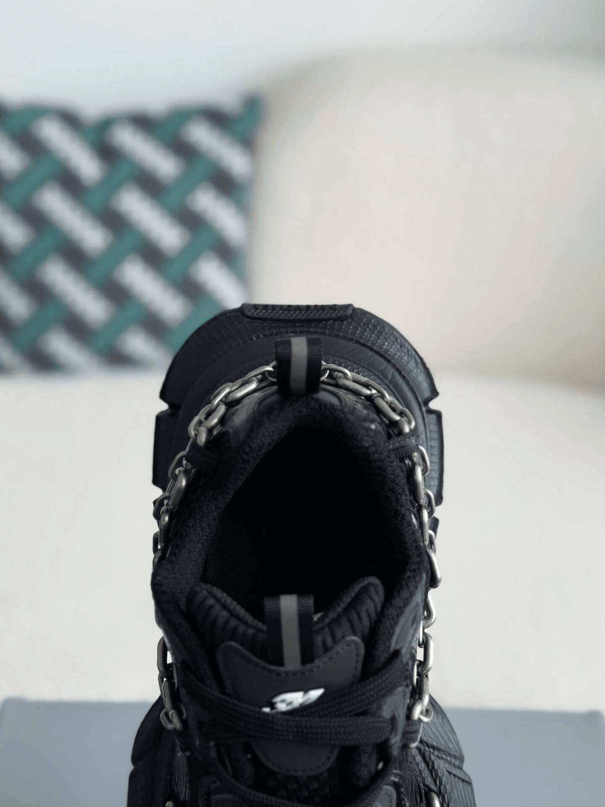Balenciaga 3XL Chain Sneaker in Black CUSTOM
