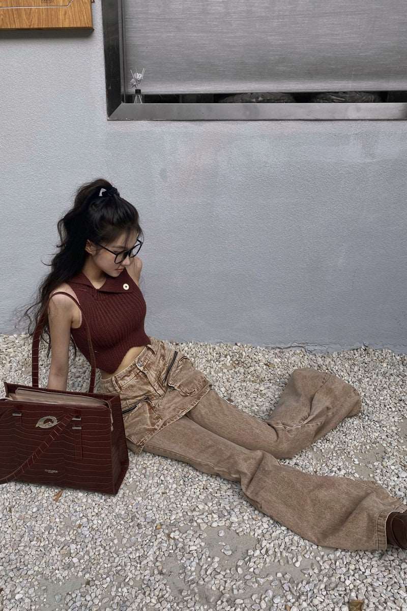 Crocodile Pattern Logo Tote Bag - Notkicks
