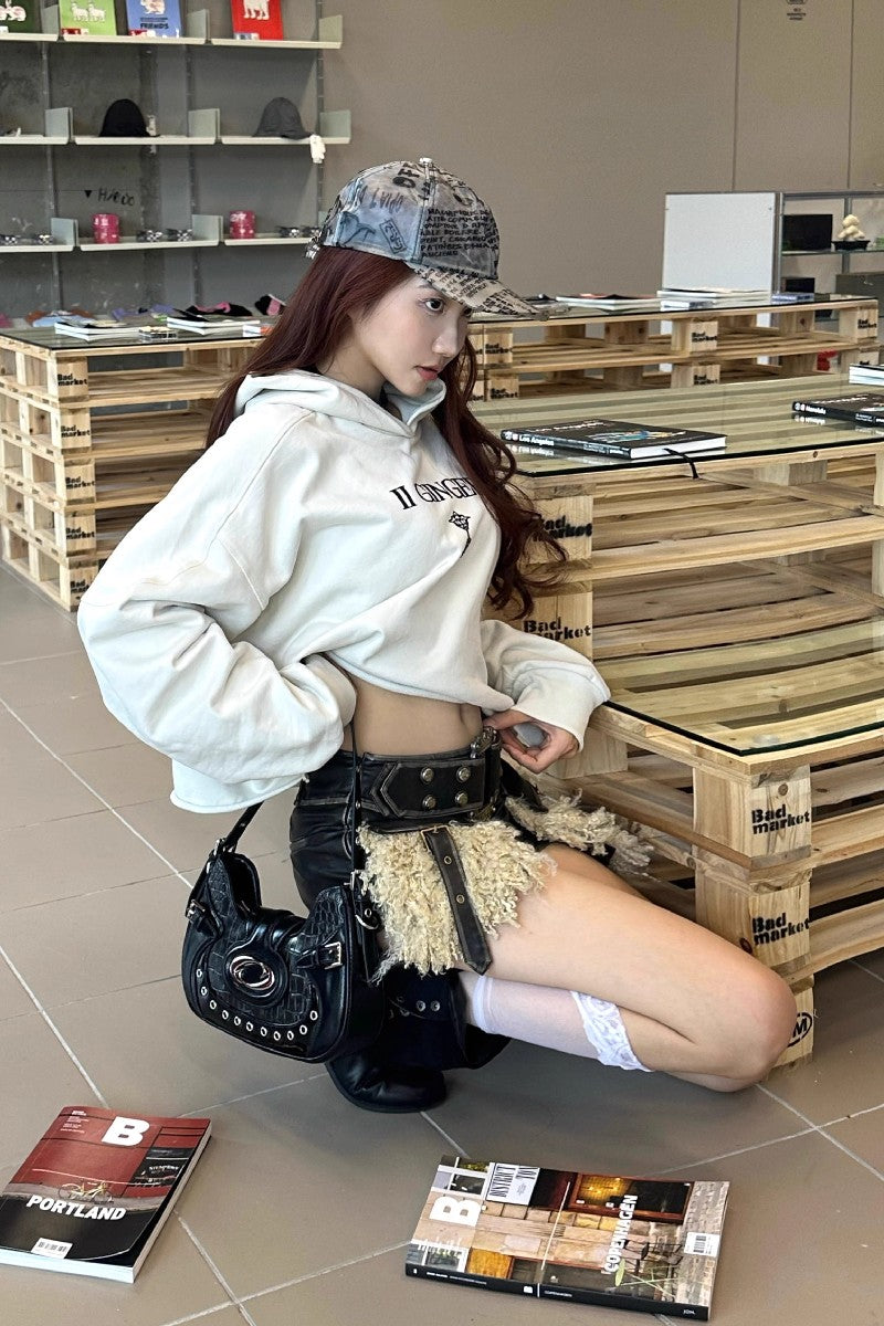 Crocodile Pattern Shoulder Bag - Notkicks