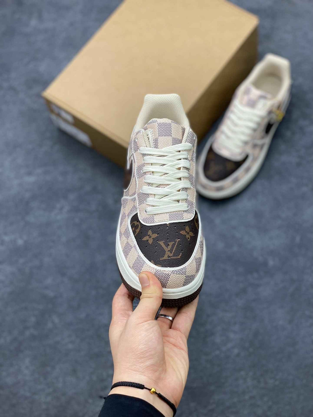 Custom Air Force 1 ’07 Monogram LD4631-202 SneakerNational